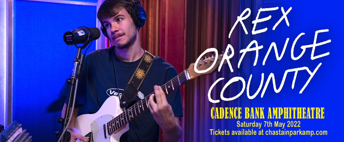 Rex Orange County Tickets 7th May Cadence Bank Amphitheatre